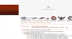 Desktop Screenshot of maanulth.ca